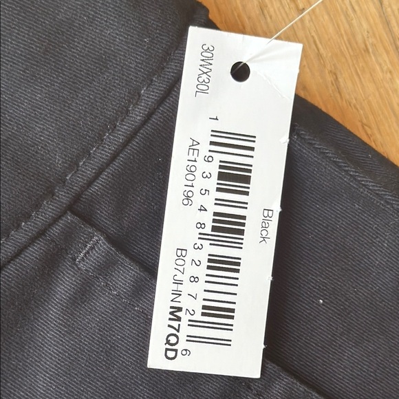 Men's Black Chino Pants 30Wx30L - Picture 5 of 14